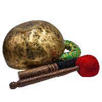 Jambati Singing Bowl, [tiger Antique], Buddhist Hand Beaten, Antique Finishing, [select Accessories], [select Accessories]