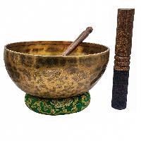 Jambati Singing Bowl, [tiger Antique], Buddhist Hand Beaten, Antique Finishing, [select Accessories], [select Accessories]