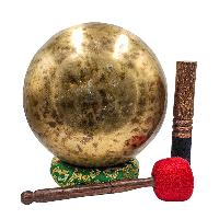 Jambati Singing Bowl, [tiger Antique], Buddhist Hand Beaten, Antique Finishing, [select Accessories], [select Accessories]