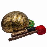 Jambati Singing Bowl, [tiger Antique], Buddhist Hand Beaten, Antique Finishing, [select Accessories], [select Accessories]