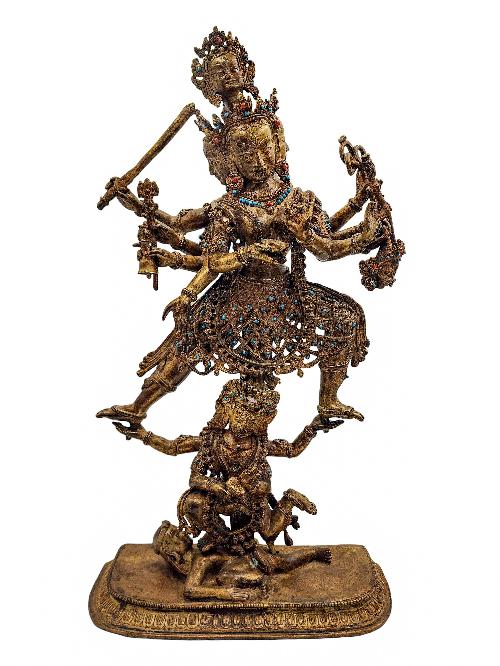 [siddhi Lakshmi], [master Quality] Buddhist Handmade Statue, [antique Finishing]