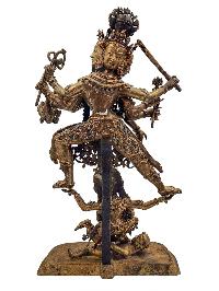 [siddhi Lakshmi], [master Quality] Buddhist Handmade Statue, [antique Finishing]