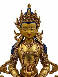 [aparimita], Buddhist Handmade Statue, [face Painted] And [gold Plated], [high Quality]