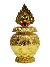 Metal Kalash, Yang Bhumpa, Ospicious Kalash, For Precious Jewelery