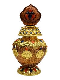 Metal Kalash, Yang Bhumpa, Ospicious Kalash, For Precious Jewelery