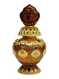 Metal Kalash, Yang Bhumpa, Ospicious Kalash, For Precious Jewelery