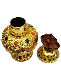 Metal Kalash, Yang Bhumpa, Ospicious Kalash, For Precious Jewelery