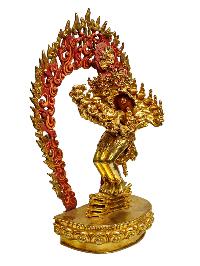 [hevajra], Buddhist Handmade Statue, [full Gold Plated], [painted Face], [high Quality]