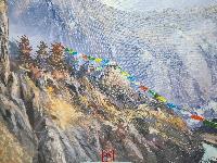 Oil Painting, Mt Everest Kalapathhar Route [knife Art], By Thamang Malla