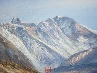 Oil Painting, Mt Everest Scenery, By Thamang Malla