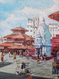Oil Painting,basantapur Area Modern Inspired Heritage Art Kmc
