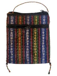 Green Tara Embroidered Small Cotton Bag