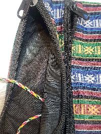 Green Tara Embroidered Small Cotton Bag