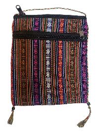 White Tara Embroidered Small Cotton Bag