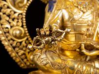 [padmasambhava], Buddhist Handmade Statue, [full Gold Plated], [face Painted]