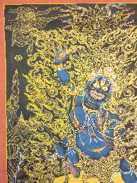 [vajrapani], Buddhist Traditional Painting, Hand Painted, [real Gold]