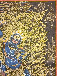 [vajrapani], Buddhist Traditional Painting, Hand Painted, [real Gold]