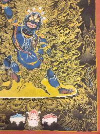 [vajrapani], Buddhist Traditional Painting, Hand Painted, [real Gold]