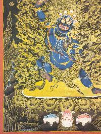 [vajrapani], Buddhist Traditional Painting, Hand Painted, [real Gold]