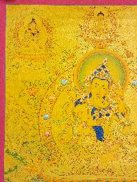 [vajrasattva], Buddhist Traditional Painting, Hand Painted, [real Gold]