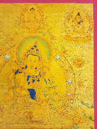 [vajrasattva], Buddhist Traditional Painting, Hand Painted, [real Gold]
