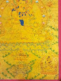 [vajrasattva], Buddhist Traditional Painting, Hand Painted, [real Gold]