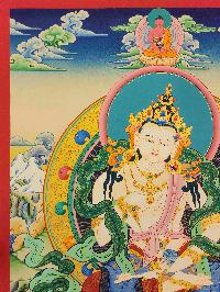 [vajrasattva], Buddhist Traditional Painting, Hand Painted, [real Gold]