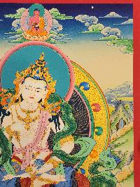 [vajrasattva], Buddhist Traditional Painting, Hand Painted, [real Gold]
