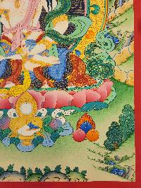 [vajrasattva], Buddhist Traditional Painting, Hand Painted, [real Gold]