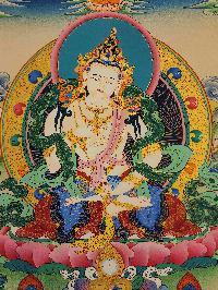 [vajrasattva], Buddhist Traditional Painting, Hand Painted, [real Gold]