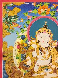 [vajrasattva], Buddhist Traditional Painting, Hand Painted, [real Gold]