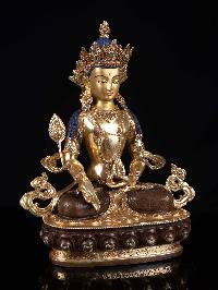 [ksitigarbha], Buddhist Handmade Statue, [full Gold Plated], [face Painted]