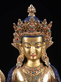 [ksitigarbha], Buddhist Handmade Statue, [full Gold Plated], [face Painted]