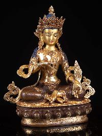 [ksitigarbha], Buddhist Handmade Statue, [full Gold Plated], [face Painted]