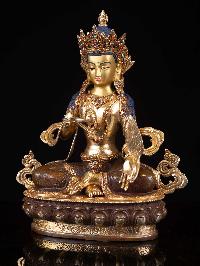 [ksitigarbha], Buddhist Handmade Statue, [full Gold Plated], [face Painted]