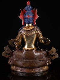 [ksitigarbha], Buddhist Handmade Statue, [full Gold Plated], [face Painted]