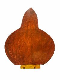 [sitatapatra], Buddhist Handmade Statue, Full Fire Gold Plated, Painted Face