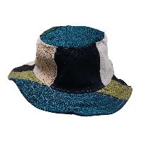 Natural Hemp  Sun Hat – Organic, Breathable Summer Accessory, With Patch Work