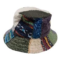 Natural Hemp  Sun Hat – Organic, Breathable Summer Accessory, With Patch Work