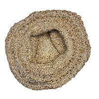 Natural Hemp  Sun Hat – Organic, Breathable Summer Accessory, With Flowers