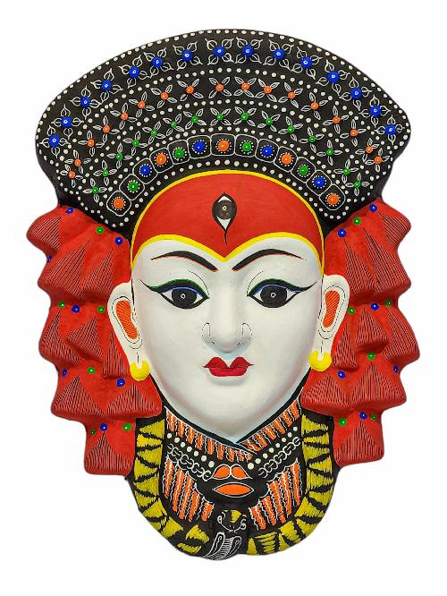[kumari], Handmade Resin Mask, Wall Hanging, [painted]
