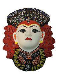 [kumari], Handmade Resin Mask, Wall Hanging, [painted]