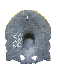 [cheppu], Handmade Wooden Mask, Wall Hanging, Painted, Poplar Wood