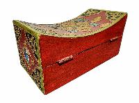 Buddhist Wooden Box, Tibetan Style With Traditional Colors, [sp]