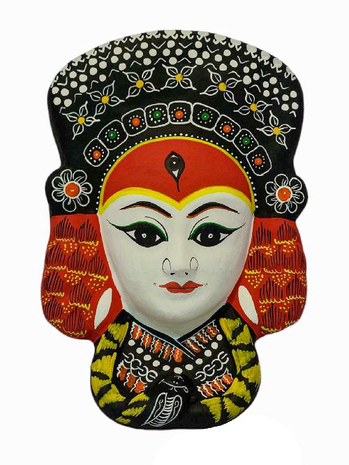 [kumari], Handmade Resin Mask, Wall Hanging, [painted]
