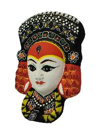 [kumari], Handmade Resin Mask, Wall Hanging, [painted]