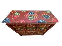 Tibetan Buddhist Cabinet With Four Doors, [painted]