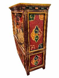 Tibetan Buddhist Cabinet With Four Doors, [painted]