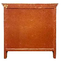 Tibetan Buddhist Cabinet With Tara, Two Doors, [painted]