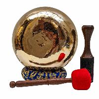 [jhumkabati Singing Bowl], Buddhist Hand Beaten, Antique Finishing, [select Accessories]